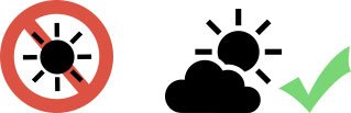 avoid-direct-sunline