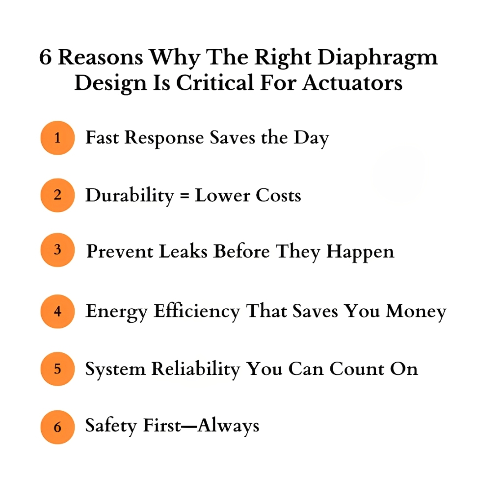 6 reasons why the right diaphragm design is critical for actuators