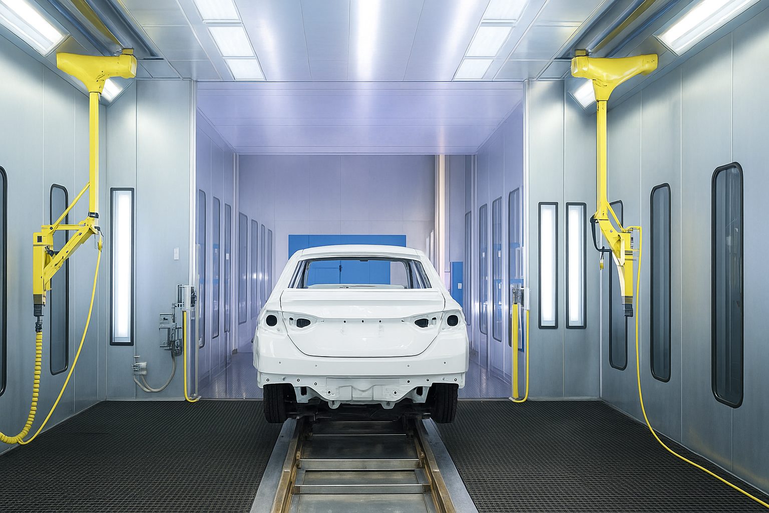 Inflatable seal lifespan boost in automotive sandblasting